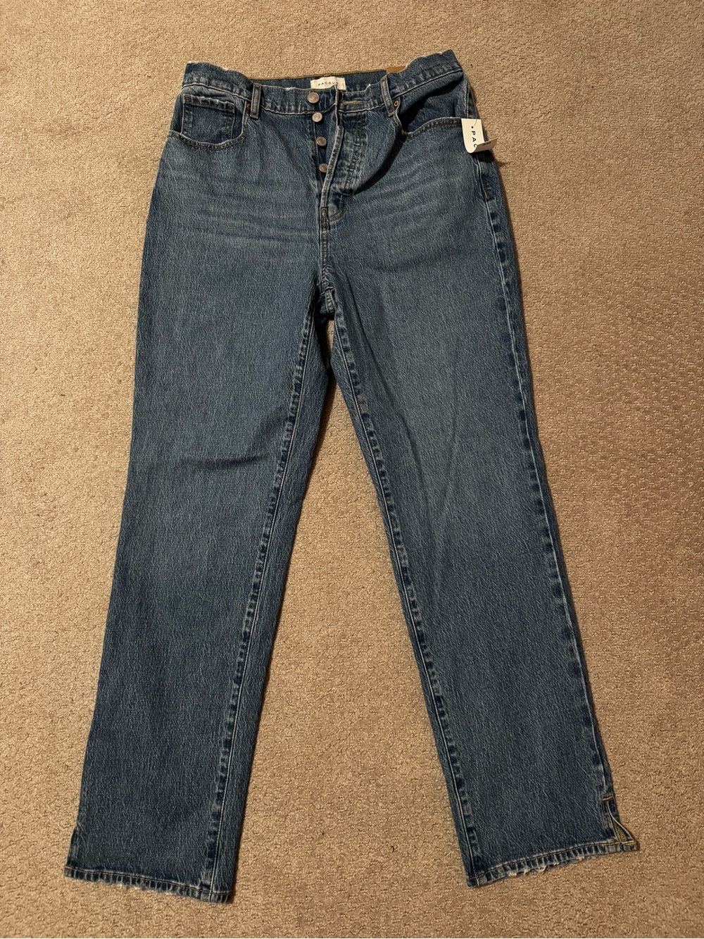 NWT PacSun Women's Stretch Dad Jeans - Dark Blue Denim Size 29
